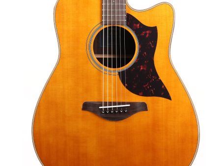 Yamaha A1R Dreadnought Cutaway Acoustic-Electric Vintage Natural Used Hot on Sale