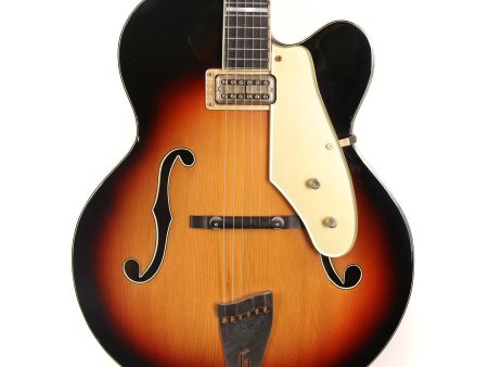 1963 Gretsch 6199 Sal Salvador Hollowbody Electric Guitar Sunburst For Cheap