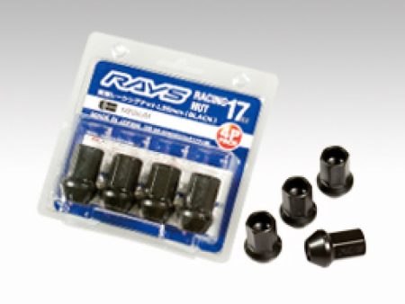 Rays 17 Hex Racing Lock Set L35 M12x1.50 - Black (4 Pieces) For Discount