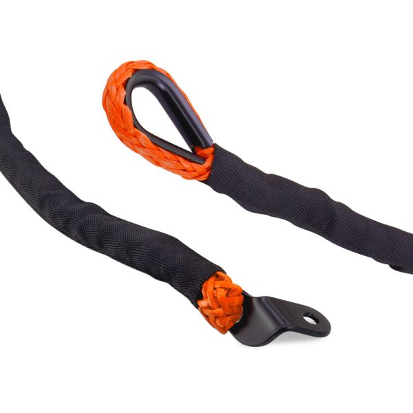 Borne Off-Road Winch Hook - 3 8in Rope - Hand Strap - Orange For Discount