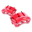 Power Stop 10-15 BMW 550i GT Front Red Calipers w Brackets - Pair Discount