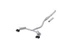 MBRP 22-24 Honda Civic Sport Touring 1.5L T304 SS Cat-Back Exhaust 2.5in Dual Split Rear w  CF Tips For Sale