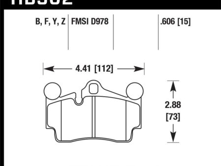 Hawk LTS Street Brake Pads Cheap