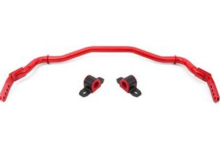 BMR 15-22 S550 Mustang Sway Bar Kit Front Hollow 38mm 3-Hole Adjustable Red Supply