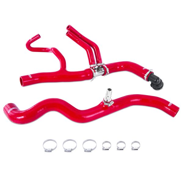 Mishimoto 17-19 Ford Raptor 3.5L EcoBoost Red Silicone Coolant Hose Kit For Cheap