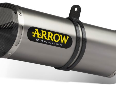 Arrow Suzuki V-Strom 650  17 Homologated Aluminium Dark Race-Tech Silencer With Carbon End Cap For Arrow Collectors 72622akn For Sale