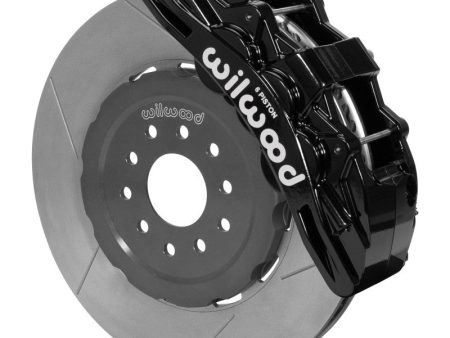 Wilwood SX6R Front Brake Kit 15in GT Slotted Black 05-13 Chevy Corvette Hot on Sale