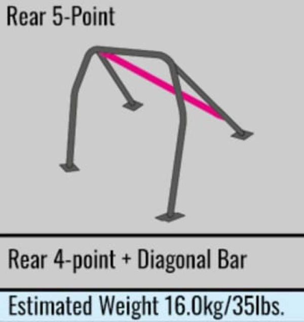 Cusco Roll Cage Sfty21 Steel 5 Pt 2 Pass LHD Subaru BRZ   Scion FR-S   Toyota 86 (S O   No Cancel) Online