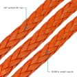 Borne Off-Road Synthetic Rope - 3 8in x 85ft - Orange Discount