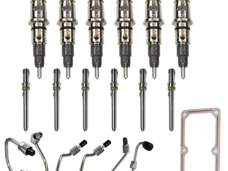 Industrial Injection 13-18 Dodge Ram 6.7L Injector Pack w  Connecting Tubes & Fuel Lines Hot on Sale