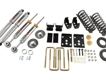 Belltech 09-13 Ford F150 Ext Quad Cabs 2WD Lowering Kit w SP Shocks 2 or 3in F 5.5in R Drop For Sale