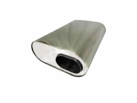 Granatelli 3.0in Inlet 3.0in Outlet 13x9.5x6in Oval Muffler Online Hot Sale