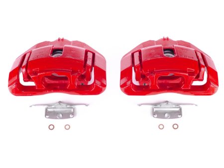 Power Stop 10-15 BMW 550i GT Front Red Calipers w Brackets - Pair Discount