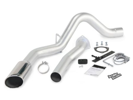 Banks Power 07-10 Chevy 6.6L LMM ECSB-CCLB Monster Exhaust System - SS Single Exhaust w  Chrome Tip Hot on Sale