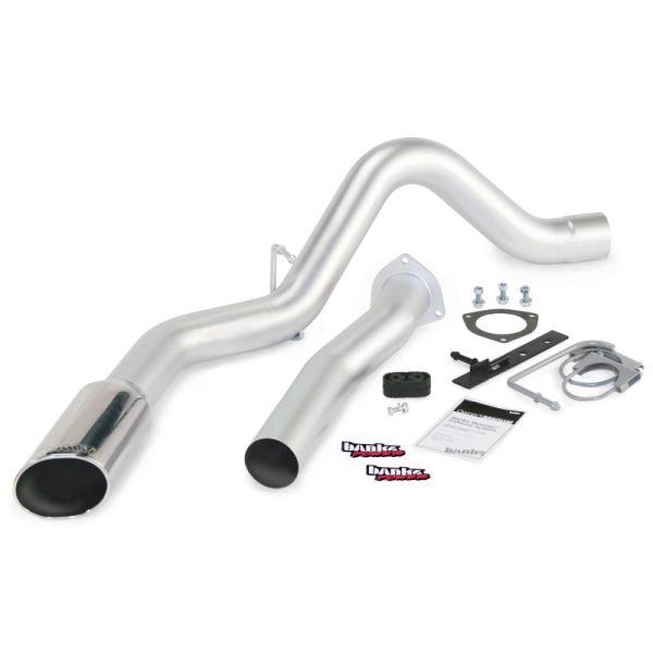 Banks Power 07-10 Chevy 6.6L LMM ECSB-CCLB Monster Exhaust System - SS Single Exhaust w  Chrome Tip Hot on Sale