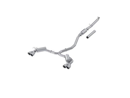 MBRP 22-24 Honda Civic Sport Touring 1.5L 3in Cat-Back 2.5in Dual Split Rear w  Quad Tips - AL Hot on Sale