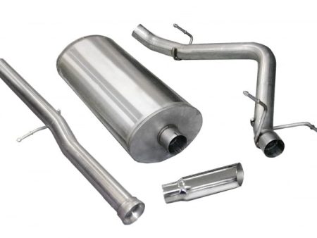 Corsa 2011-2013 Chevrolet Silverado Crew Cab Short Bed 1500 6.2L V8 Polished Sport Cat-Back Exhaust Online Sale