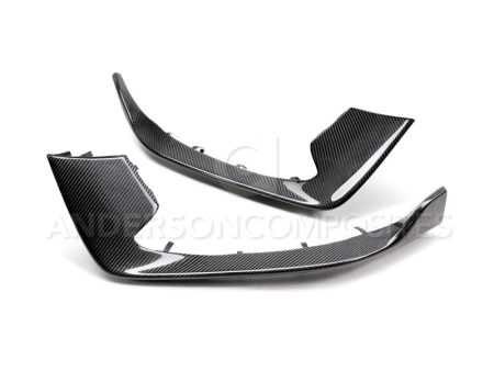 Anderson Composites 15-20 Ford Mustang Shelby GT350 Carbon Fiber Bumper Inserts Supply