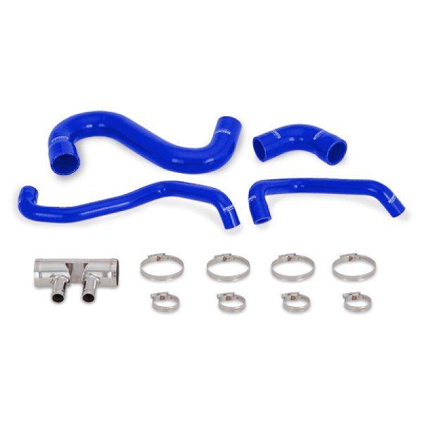 Mishimoto 2015+ Ford Mustang GT Silicone Lower Radiator Hose - Blue For Discount