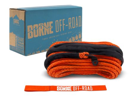 Borne Off-Road Synthetic Rope - 3 8in x 85ft - Orange Discount